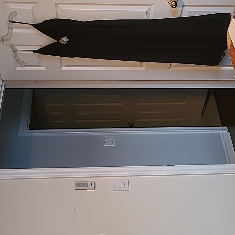 Black Cocktail floor length gown